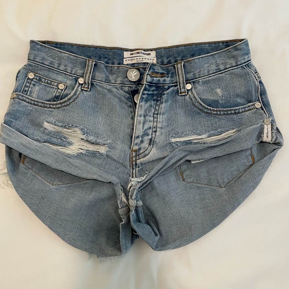 One teaspoon light wash bandits size 24